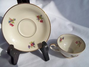 EDELSTEIN BAVARIA China Demitasse Cup and Matching Saucer