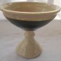 Pottery Pedestal Bowl and Mug, "Forest God and Goddess"