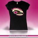 Aesthetic Finishers Womens Pink Cheater Hot Rod T-Shirt