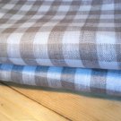 Tablecloth fabric 100% linen color Natural product organic Checkered cloth 1 yard