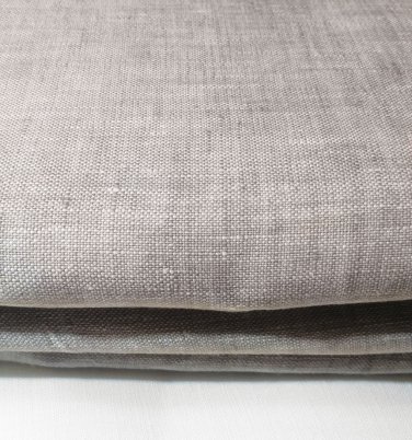 Linen fabric 100% color gray thin soft natural product ECO 1 yard organic