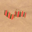 FLAG TYPE PIERCED EAR RINGS
