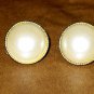WHITE PEARL TYPE CLIP ON  EAR RINGS