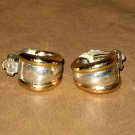 GOLD/SILVER PLATED CLIP ON  EAR RINGS