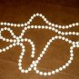 WHITE ROUND BEAD NECKLACE