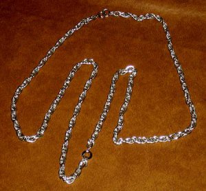 SILVER  PLATED NECKLACE