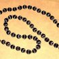 BLACK DRESS BEADS NECKLACE