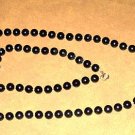BLACK  BEAD NECKLACE