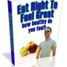 Eat Right to Feel Great eBook