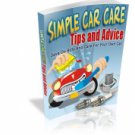 Simple Car Care TIps and Tricks eBook
