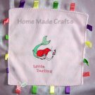 Baby taggy comfort blanket