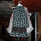 Blue leopard print outfit