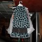Blue leopard print outfit