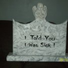 Custom Tombstone with Angel