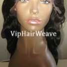 Natural Wave Human Hair Full Lace Wigs #1 18inch