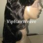 Natural Wave Human Hair Full Lace Wigs #1 18inch