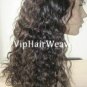 20inch kinky curl human hair full lace wigs #1B HF1016