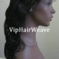 18" Super Wave Human Hair Full Lace Wigs #1 HF1017