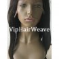 22" Silky Straight Indian Remy Huaman Hair Full Lace Wigs #1B HF1018