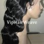 16inch body wave indian remy human hair full lace wigs #1 HF1023