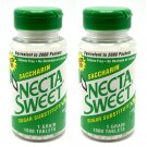 2 1000-Tablet Bottles 1 Grain NectaSweet Saccharin Tablets Necta Sweet