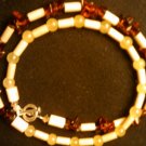 handcrafted 9" gemstone wrap around anklet