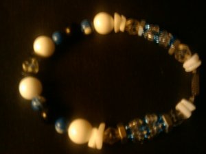 handcrafted 9"  Vintage anklet