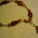 Walnut handcrafted 10" fashion anklet