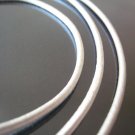 1 Meter ( 1 Yard ) of 2mm Pearl Metallic Round Leather Cord
