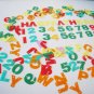 50 pcs Random Metallic Colorful Alphablet & Number Shape Plated Plastic