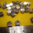 40 pcs Silver Plated Leather Crimps Cord Ends For Leather 6mmFrom heaedges