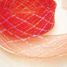 1 Yard of Vintage Light Siam ( Red ) Horsehair Braid Crinoline