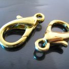 Finding - 4 pcs Gold Extra Large Solid Lobster Claw Clasp Closure Buckle 23mm x 12mm