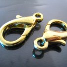 Finding - 4 pcs Gold Extra Large Solid Lobster Claw Clasp Closure Buckle 23mm x 12mm