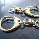 2 pcs Gold Solid Lobster Claw Large Clasp Closure Toggle Buckle with Variable Connector