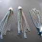 Finding - 4 pcs of Silver Plated Tassel Charms ( 44mm in length )