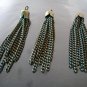 Finding - 4 pcs of Antique Brass Plated Tassel Charms ( 44mm in length )