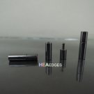 2 Sets of Gunmetal Black Open Round Buckle Ends Clasp ( Inside 3 mm)