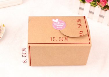 10pcs White Cardboard Boxes Paper Box Gift Boxes Gift Wrapping 155mm x 105mm x 85mm