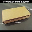 10pcs Brown Kraft Box Paper Box Gift Boxes Gift Wrapping 110mm x 60mm x 20mm