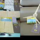 Solar Energy DIY wooden 3D puzzle Windturbine