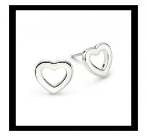 Heart Link earrings