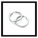 Cushion Hoop earrings