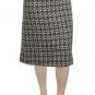 Plus Black Woven Knee Length Skirt  1XL, 2XL, 3XL