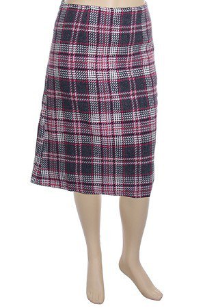 Plus Pink Woven Knee Length Skirt 1XL, 2XL, 3XL