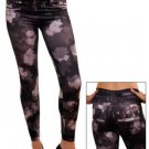 Charcoal Distressed Jeggings ONE SIZE FITS ALL