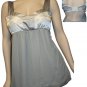 Silver and Grey Blouse SMALL, MEDIUM, LARGE