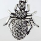 Crystal Ring with Bug Inspired Design