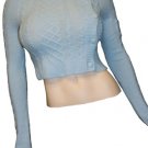 Blue Cropped Sweater SMALL-LARGE