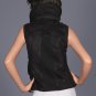 Black Sleeveless Vest with Hood SMALL, MEDIUM, LARGE